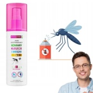 NATURE PHARM MOSKITOS PŁYN NA KOMARY KLESZCZE I MESZKI 3W1 KIDS 1+ 80 ML