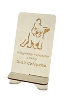 Prezent na Dzień Chłopaka Stojak na telefon z grawerem