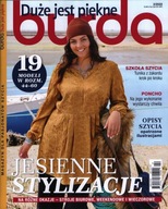 Burda duże jest piękne plus 2/2022 szycie wykroje krawieckie plus size