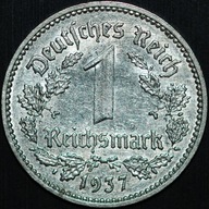 1 Marka 1937 A - Niemcy - III Rzesza - piękny egzemplarz