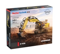 Ruchomy model koparki Liebherr R 938 z napędem pneumatycznym fischertechnik