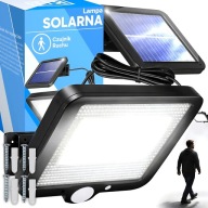 LAMPA SOLARNA RETOO 100 LED CZUJNIK RUCHU I ZMIERZCHU IP65 ŚCIENNA 50W 270°