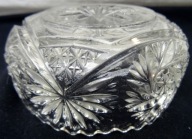 miseczka Kryształowa ok 10 cm ok 5 cm wysokość PRL