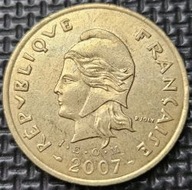 *NOWA KALEDONIA [0505]*100 Franków 2007 Francuska Wspólnota Zamorska