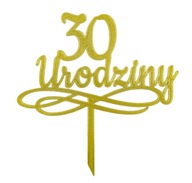 topper na tort dekoracja personalizacja WYBÓR KOLORÓW URODZINY!!!