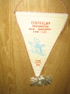 Centralny Świętokrzyski rajd narciarski ZMW-LZS Nowa Słupia 1968 proporczyk