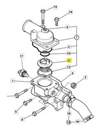 TERMOSTAT KOPARKO-ŁADOWARKI JCB 2CX 3CX 4CX 533-105 FASTRAC 526-56