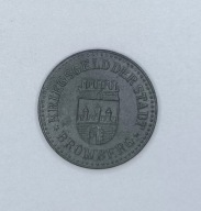 BYDGOSZCZ / BROMBERG - 10 pfennig 1919 - cynk / niemagnetyczna - ładna