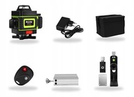 Laser krzyżowy Hilda poziomica laserowa 4D zielona 30 m + STATYW TRÓJNÓG