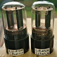 2 x Ken-Rad 12sl7 gt 1945 Ovensboroe USA WZM90/98%