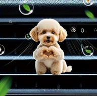 Zapach 2D PIESEK do samochodu na kratkę nawiewu WALENTYNKI