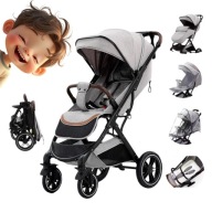 WÓZEK DZIECIĘCY YAZOCO ULTRALEKKI SKŁADANY WYTRZYMAŁY PODRÓŻNY Z DODATKAMI