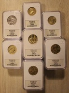 2 zł 1995 - 2014 NG KOMPLET 260 SZTUK z ZYGMUNT II AUGUST 1996 GCN MS68 RAR