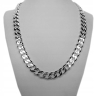 ŁAŃCUCH Srebrny Męski Łańcuszek SREBRO pr.925 5mm 45cm Pancerka