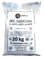 Sól Drogowa 20kg Dragon Gruba z Antyzbrylaczem Mocna na Lód Śnieg NaCl Wore