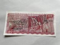 Burundi - 50 franków - 1960 - bardzo rzadki
