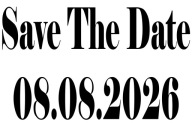 SAVE THE DATE Twój Ślub Data Twojego Ślubu