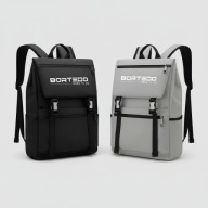 2x Plecaki miejskie czarny + szary |Laptop 15,6”|Zestaw plecaków 2 szt.