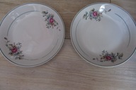 WŁOCŁAWEK 2 SZT TALERZE ŁADNE GŁEBOKIE