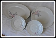 Porcelana BOGUCICE PRL talerze półmisek talerzyki