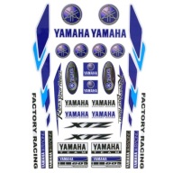 NAKLEJKI NA MOTOR MOTOCYKL ROWER YAMAHA RACING XTZ ZESTAW