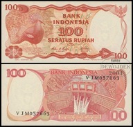 BNB - INDONEZJA 100 Rupii 1984 UEP 015301 # P122 # UNC
