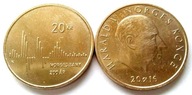 NORWEGIA 20 Koron NORGES BANK 200 AR 2015 r