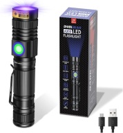 DARKBEAM Latarka UV 365nm Detektor Plam Moczu Antyfałszerstwa LED Mini