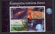 Fi 4012 -15 Kosmiczna historia Ziemi - CZWÓRKA + TYTUŁ EMISJI 2004