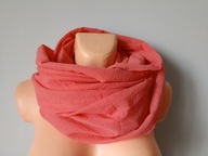Śliczna galanteria chusta apaszka komin koralowy