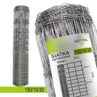 Siatka ogrodzeniowa Siatpol ocynkowana 50 m 1,5 m