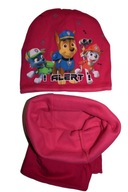 KOMPLET DZIEWCZĘCY CZAPKA + KOMIN PSI PATROL r. 48-50 nr 345A