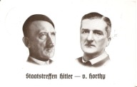 ADOLF HITLER -V.HORTHY -NORYMBERGA -ozdobny stempel NSDAP-1938 rok