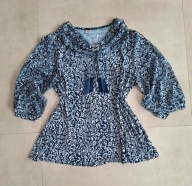 Elegancka bluzka we wzory z wiskozy Roz. XXXL