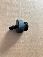 2 szt. Zaślepka gwintowana DIN zaworu butli nurkowej - męski, czarna