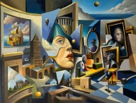 Mikołaj Sętowski - Piękny duży olej - CERTYFIKAT !!!