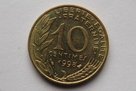 10 CENTIMES 1998 R. FRANCJA - CN125