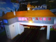 Nastawnia Bramowa 4-Tor z Oświetleniem LED w H0