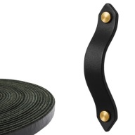 UCHWYT UCHWYTY SKÓRZANY SKÓRZANE MEBLOWE RĄCZKA 2,5CM SZEROKI LEATHER 65MM