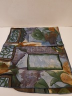 FULAR PLASTRON MĘSKI SZALIK JEDWAB WEŁNA ANGIELSKI DIAMANTINE