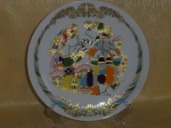 Rosenthal Dekoracyjny talerz kolekcjonerski. Bjorn Wiinblad 'Concertina 96'