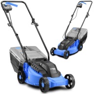 KOSIARKA ELEKTRYCZNA DO TRAWY 38CM LEKKA MOCNA DUŻY KOSZ 30L KANWOD 2000W