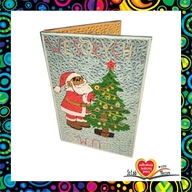 Sztuka Więzienna - Duży, rozkładany obraz świąteczny z quillingu