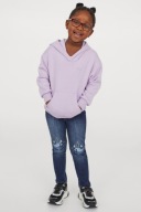 H&M LEGGINSY TREGGINSY DŻINS JEDNOROŻEC 128