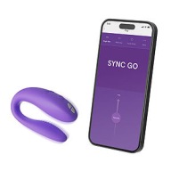 We-Vibe Unite fioletowy wibrator parowy z aplikacją