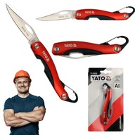 NOZ SKLADANY NOZYK SCYZORYK SURIVIVALOWY TAKTYCZNY NA GRZYBY + KARABINCZYK