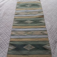 Vintage bieżnik , dywanik z wełny