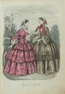 Miedzioryt Modes de Paris II poł. XIX w.