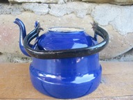 Stary Sygnowany emaliowany czajniczek_VINTAGE