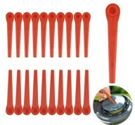 Nóż noże do podkaszarki Gardena ostrza nożyki plastikowe 20 sztuk Easycut